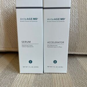 AnteAge MD Serum and Accelerator Set READ no offers